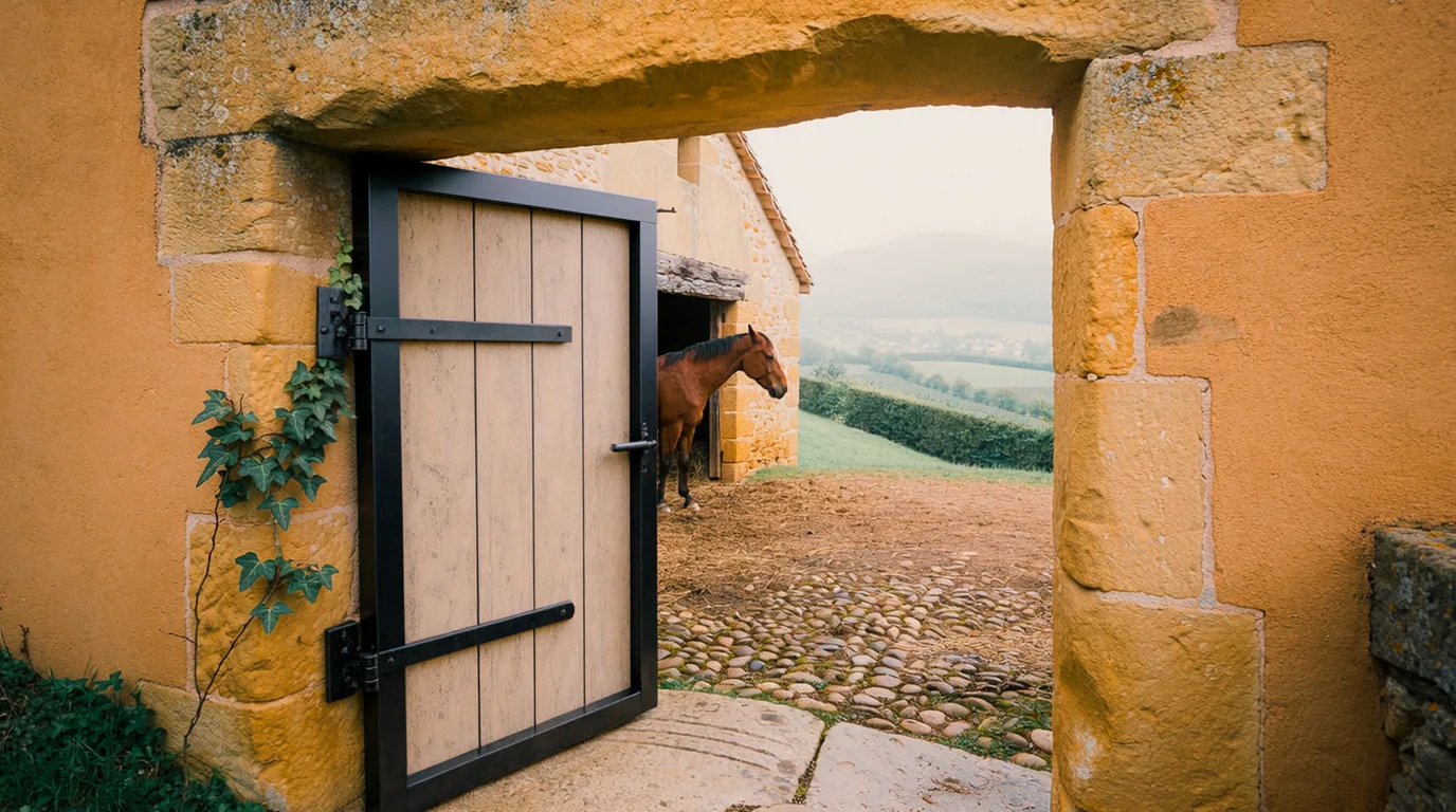 Entrée, Haras de Varfeuil, centre équestre à Échenevex