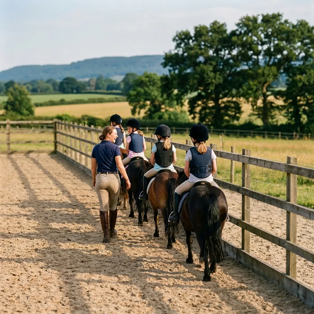 Cours de poney à Échenevex, Ain